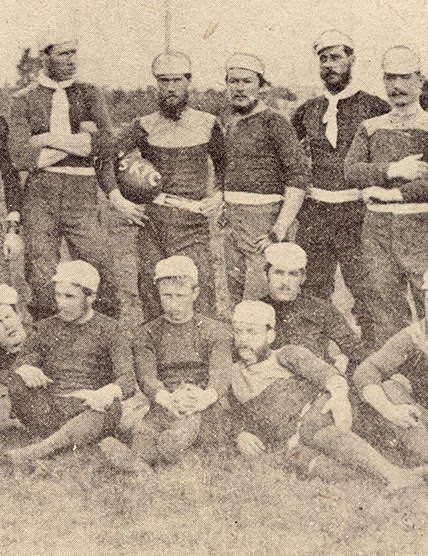 1877 St Kilda Football Club Players in Adelaide