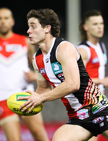 Nick Coffield Playing in the AFL Pride Game