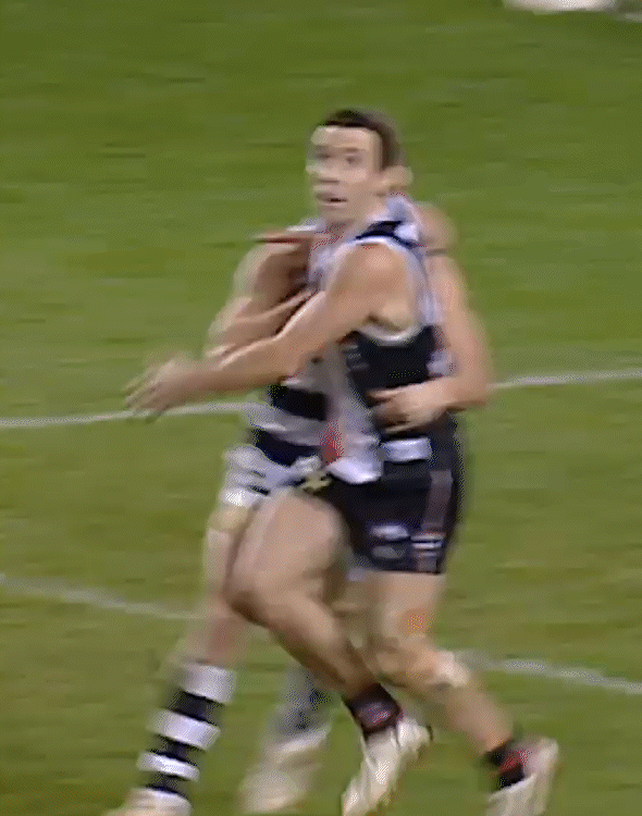 Michal Gardiner Mark vs Geelong Cats 2009 AFL Premiership Season