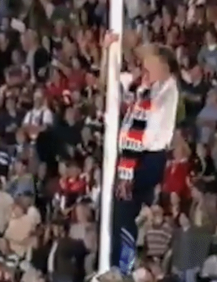 St Kilda Football Club Fan Celebrating