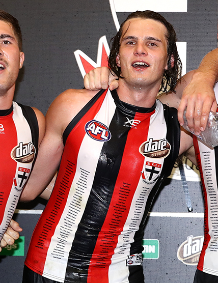 St Kilda Football Club's 2018 Reimagine Moorabbin Guernsey