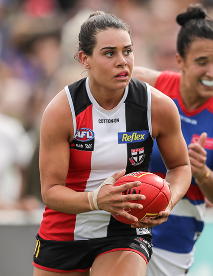 St Kilda Football Club's Nicola Xenos